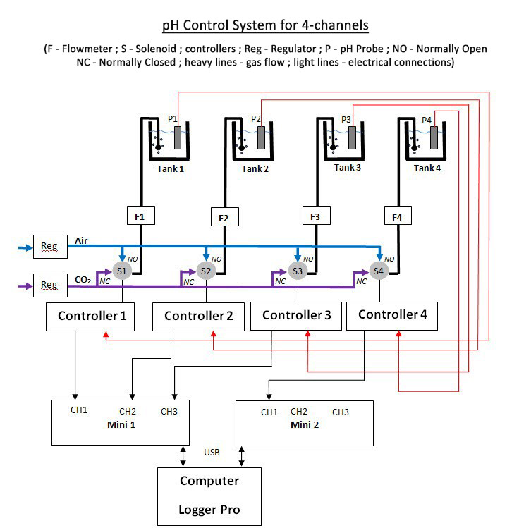 pH Control System in Tanks